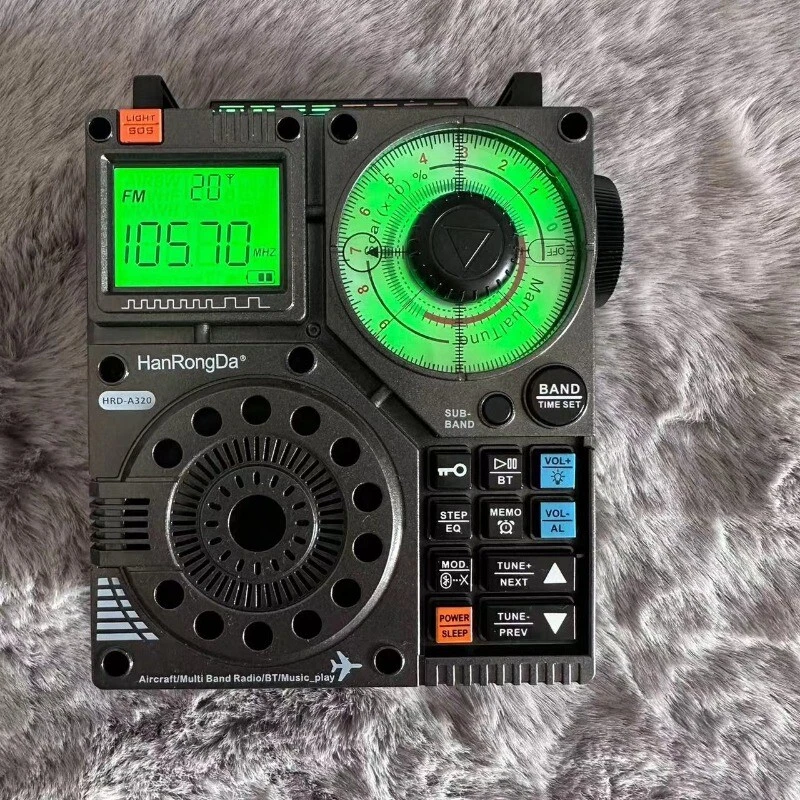 Bluetooth Speaker Aviation Air Band Radio Receiver AIR FM MW SW VHF WB HRD-A320 - image 2 of 4