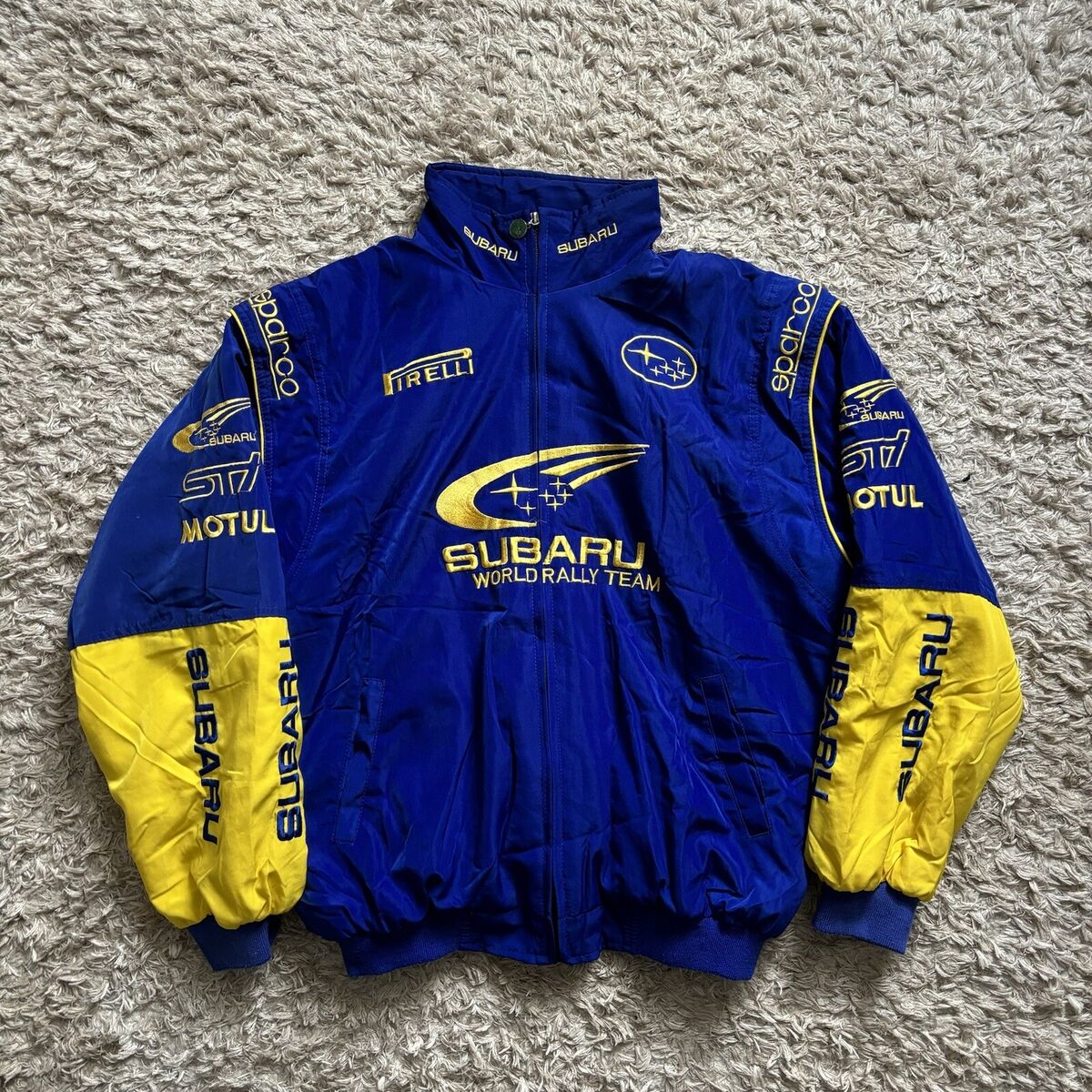 Vintage Subaru World Rally Team STI Racing Jacket | eBay Vintage Subaru World Rally Team STI Racing Jacket | eBay