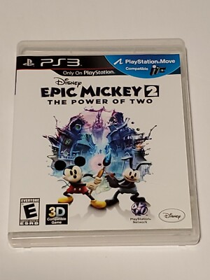 Disney Epic Mickey 2: The Power of Two Sony PlayStation 3, 2012 No Manual