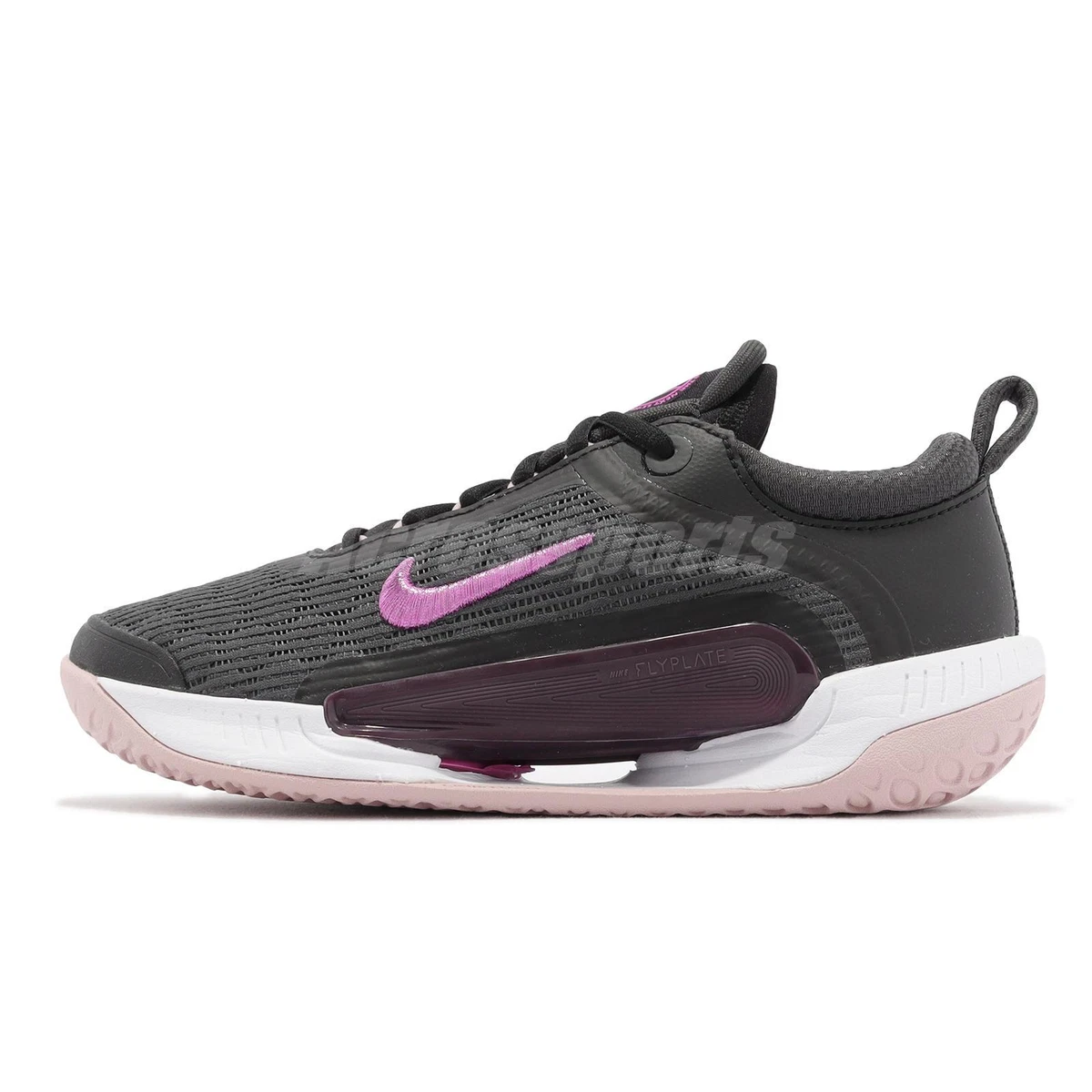 Grey and hotsell pink tennis shoes