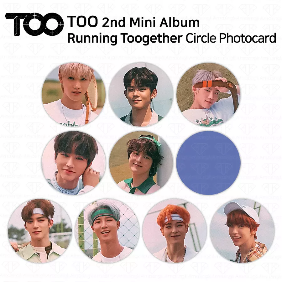 TOO 2nd Mini Album Running Toogether Official Circle Photocard KPOP K POP