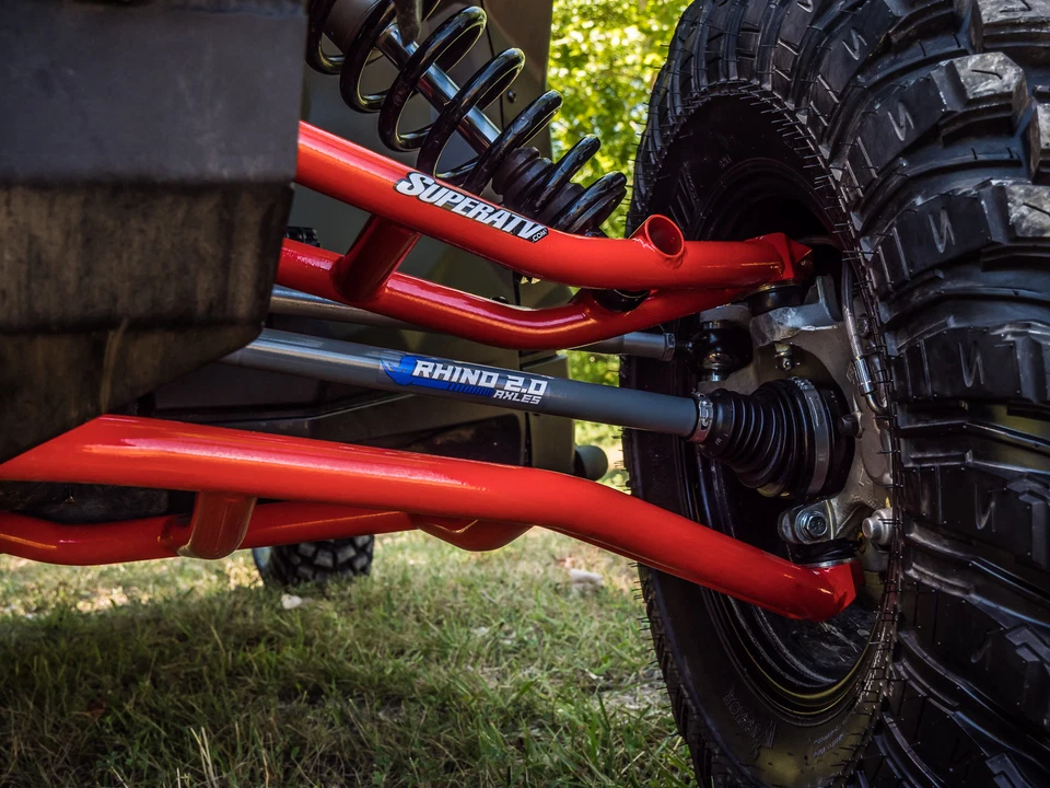 SuperATV High Clearance A-Arms for Can-Am Maverick X3 (64" Body) - Black - Image 4 of 4