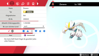 Shiny Zeraora 6IV | LVL 100 | Pokemon Schwert / Schild / Sword / Shield