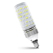 Super Bright E12 Led Bulbs 16w 1500lm Corn Bulbs Daylight White 6000k Lights Cri