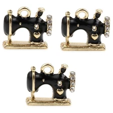 Sewing Machine, Rhinestone Charm ` Hobbies & Crafts - Quilting - Craft Sew Scrap