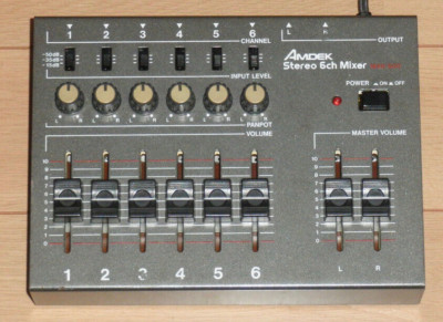 DJ機材 AMDEK STEREO 6ch mixer MXK-600 DJ機材 AMDEK STEREO 6ch mixer MXK-600 Amdek MXK-600 Stereo 6