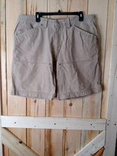 Jesse James Industrial Wear Washed Duck Cotton Carpenter Shorts Men's size 40