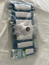 14" Weighted Flexible Swimming Pool Vacuum Head, Swivel, Aluminum Pole Handle