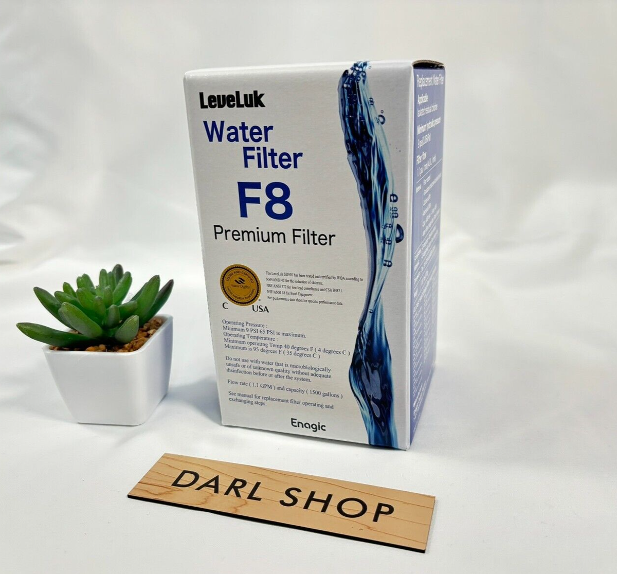 Leveluk Water Filter F8 プレミアムフィルター Leveluk F8 Filter for Kangen K8 Water Ioniser Machine Made by