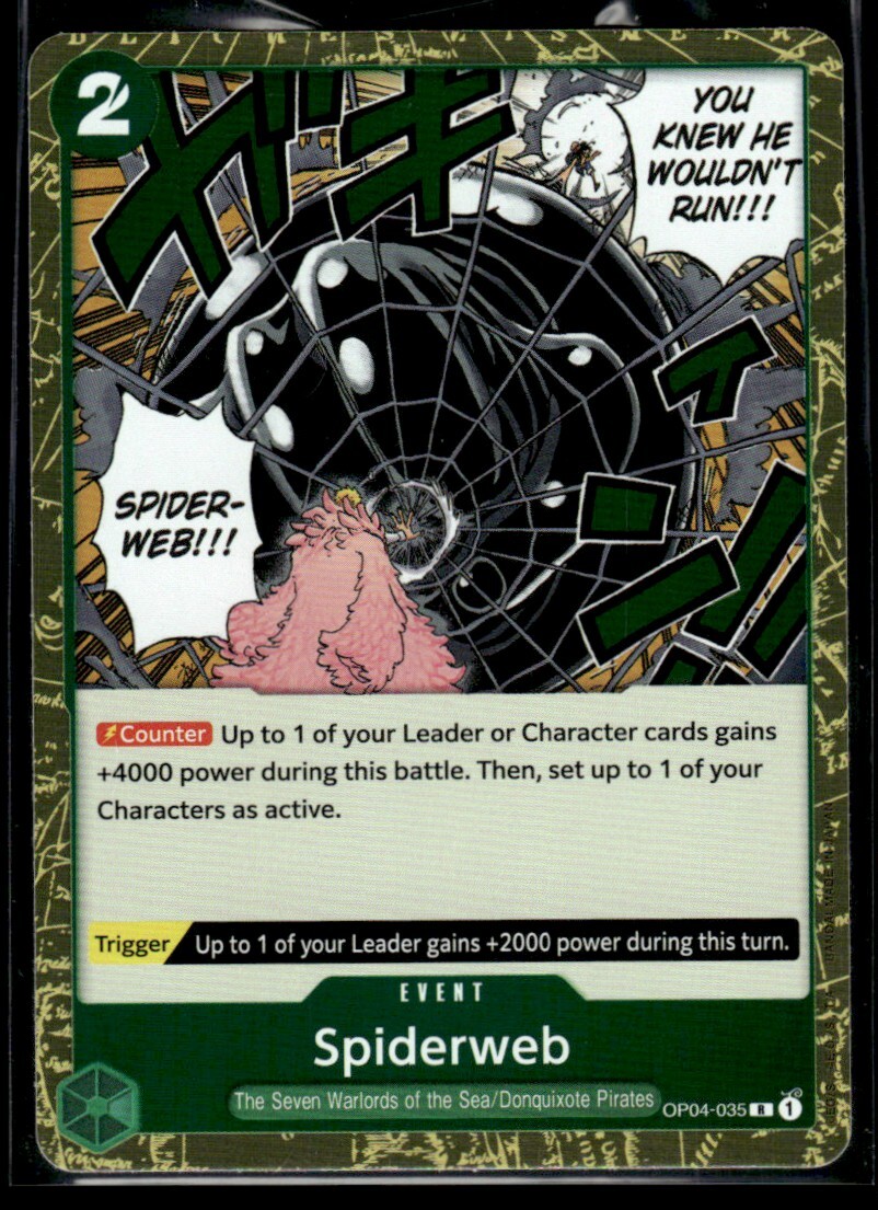 2023 One Piece Card Game Spiderweb Foil #OPO4-035 | eBay