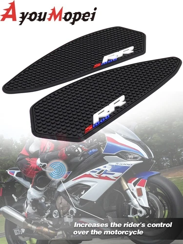 NewTank Traction Side Pad Gas Fuel Knee Grip Decal For BMW S1000RR 2019-2024 - Bild 14 von 14