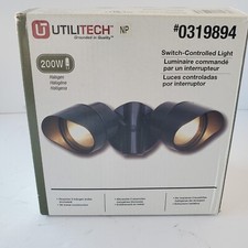 Utilitech Security Switch Controlled Floodlig...