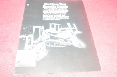Caterpillar Decade Of High Track Crawler Tractor Dealer's Brochure CDIL 