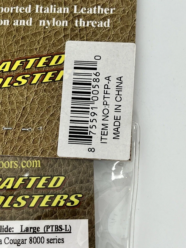 S&W Bodyguard 380 Without Laser Leather Front Leather Front Pocket Gun holster  - Image 2 of 2