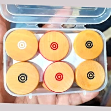 Carom Coins Carom goti Set of 24 with 1 Striker Carrom Board Game Coin