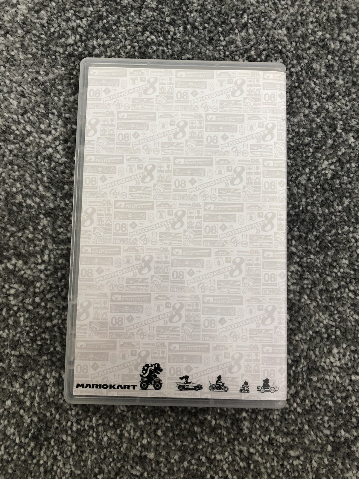 Mario Kart 8 Deluxe Replacement Cover & Case: Double-sided 