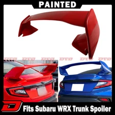2022-2025 Fits SUBARU WRX 5th VB 4D STI Style Rear Trunk Spoiler PAINTED #DCK