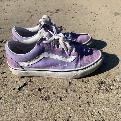 purple vans tennis shoes