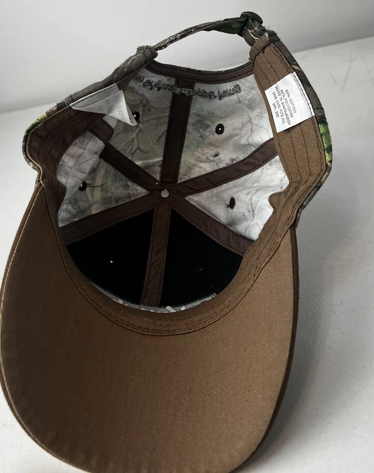 VAUGHAN Chopper Pump Sombrero Gorra Hechizo Cosido Parche Camuflaje Exterior Correa Foto 3 de 3