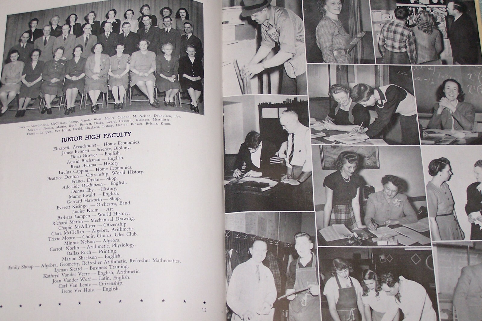 1946 Holland High School Yearbook Annual Holland Michigan MI