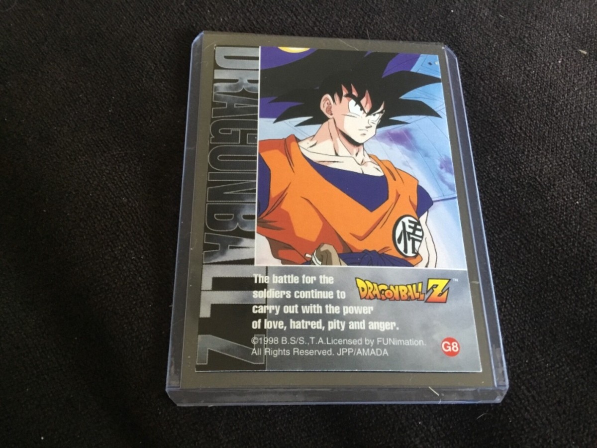 1998 Dragon Ball Z Gohan Prism Foil Chase Trading G8 Card