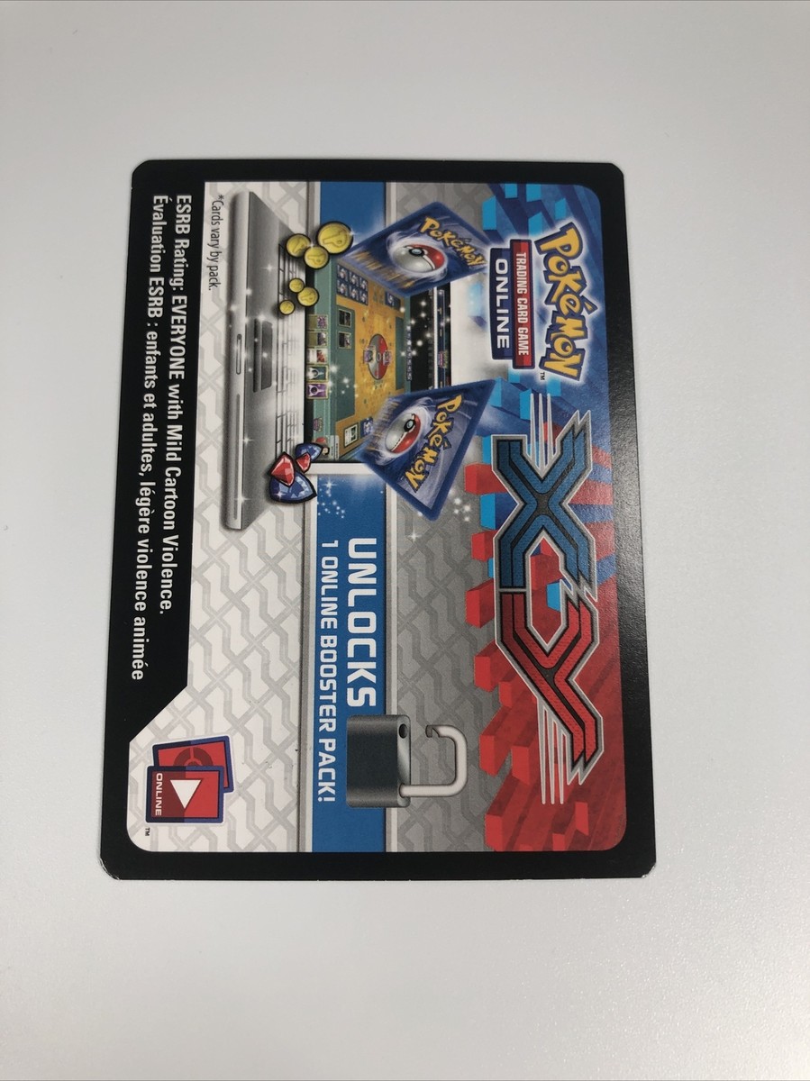Pokemon Blank Code Card XY Error Card Placeholder Card