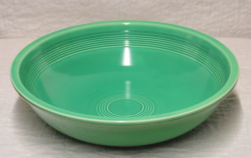 Vintage Homer Laughlin Fiesta 11 3/4" Fruit Bowl Original Green 1937-1946 "VGC"