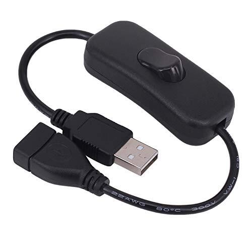 3 Pack Male to Female USB Cable with On/Off Switch USB Extension Inline ...