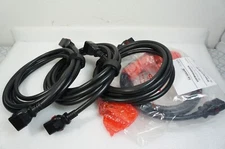 Lot of (4) Well Shin CSA SJT E90165 WS-003D WS-002F 20A 200V LL57855 10FT Cable