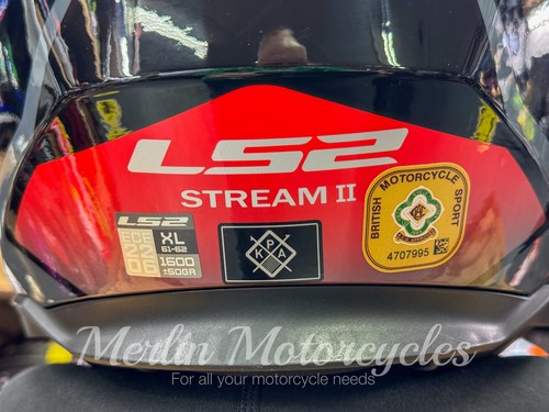 LS2 FF808 STREAM II VINTAGE WHITE BLUE RED MOTORCYCLE HELMET - ECE22:06 - 第 6/19 張圖片