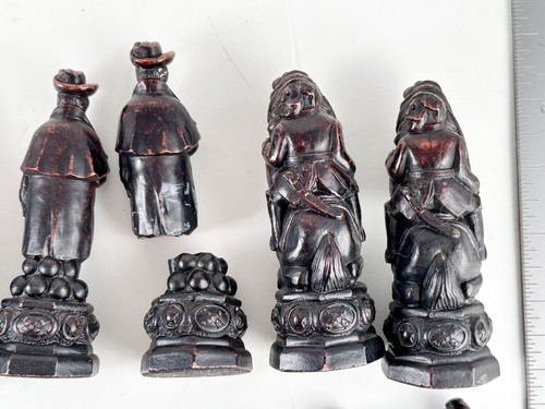 Vintage American Civil War Confederate Soldier And People Chess Pieces *Read* - 第 10/13 張圖片