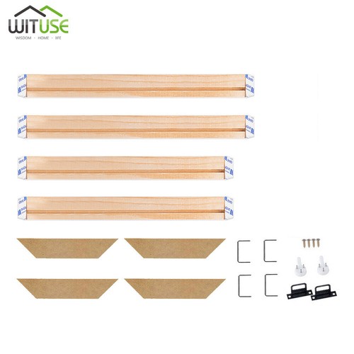 Canvas Stretcher Bars Frames Sturdy Wood Strips Kit Art Paintings Multiple Frame - Picture 25 of 75