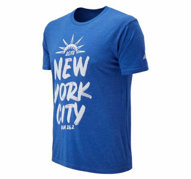 New Balance® 2018 NYC Marathon Run 26.2 Tee | M | Royal