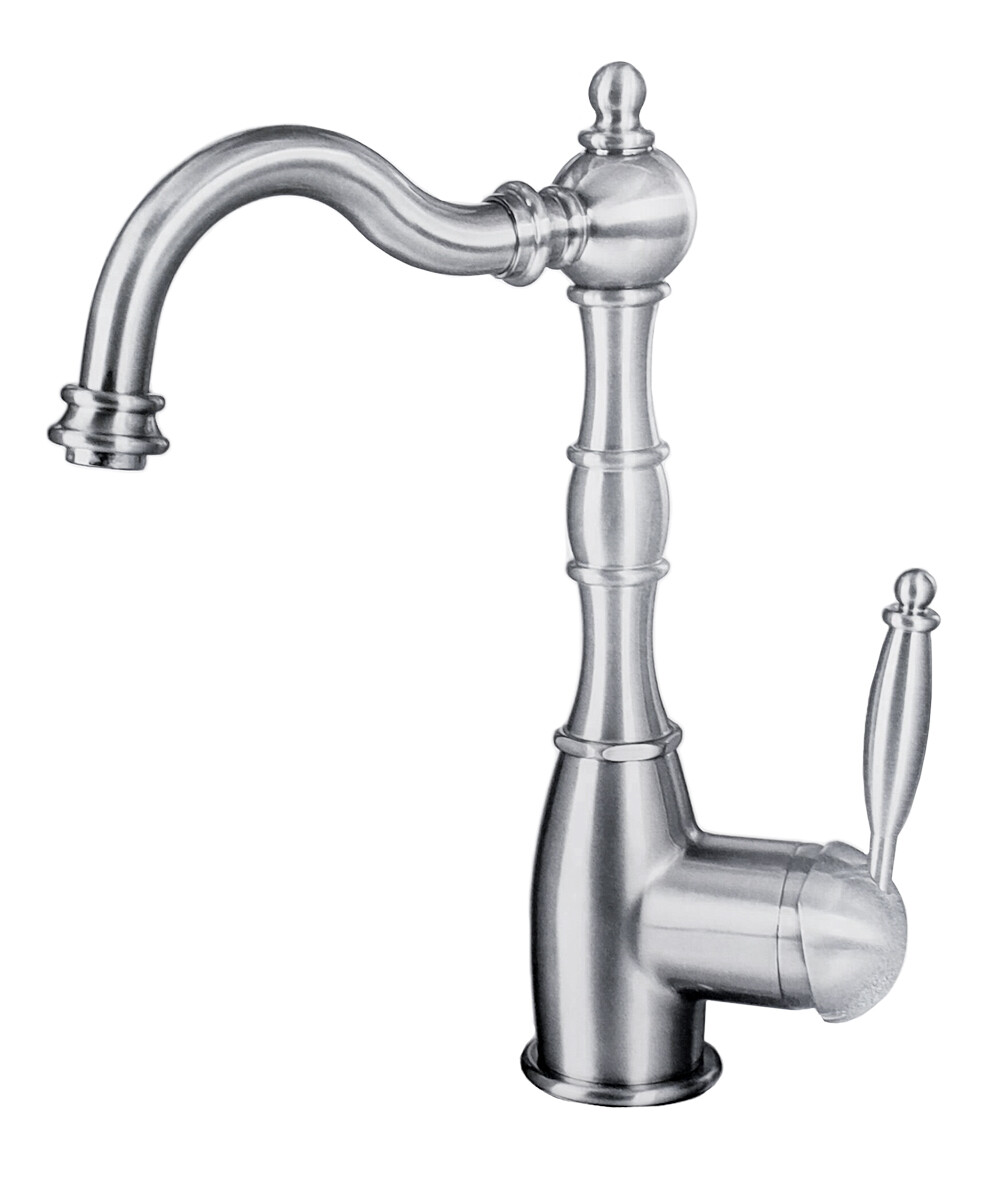 Hamat 3-3160 Michelle Traditional Bar Kitchen Faucet Stainless Steel
