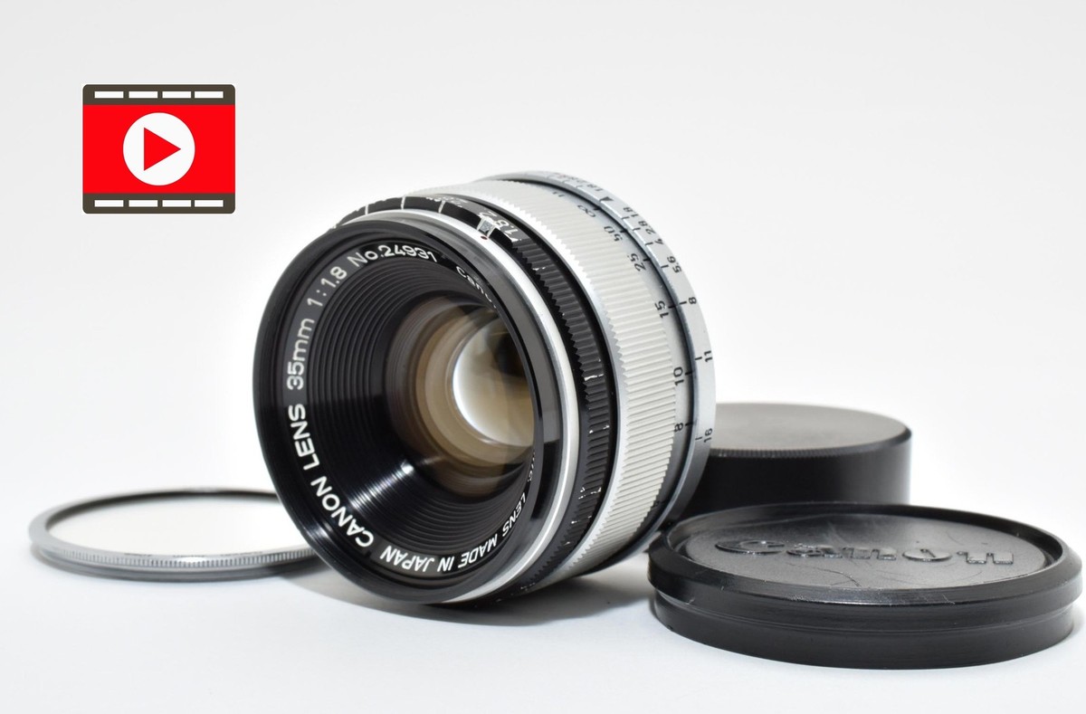 Canon 35mm f/1.8 レンズ l39 ltm Near MINT] Canon 35mm f/1.8 Vintage Lens LTM L39 Leica Screw Mount
