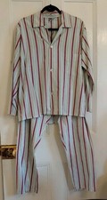 Genuine Vintage British Made David Johns Pyjama Set, 100% Cotton, Med