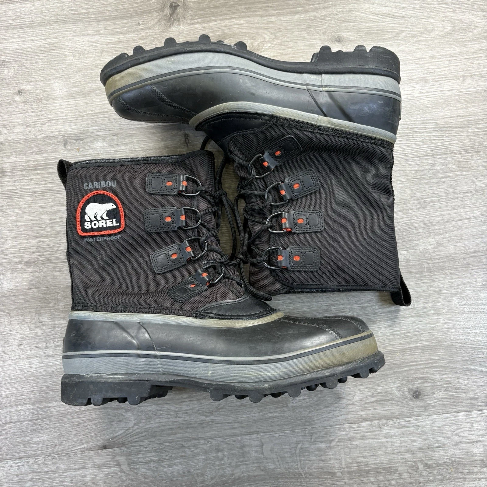 Sorel Caribou XT Waterproof Insulated Boots Mens Size 11 NM2138-010 Lace Up