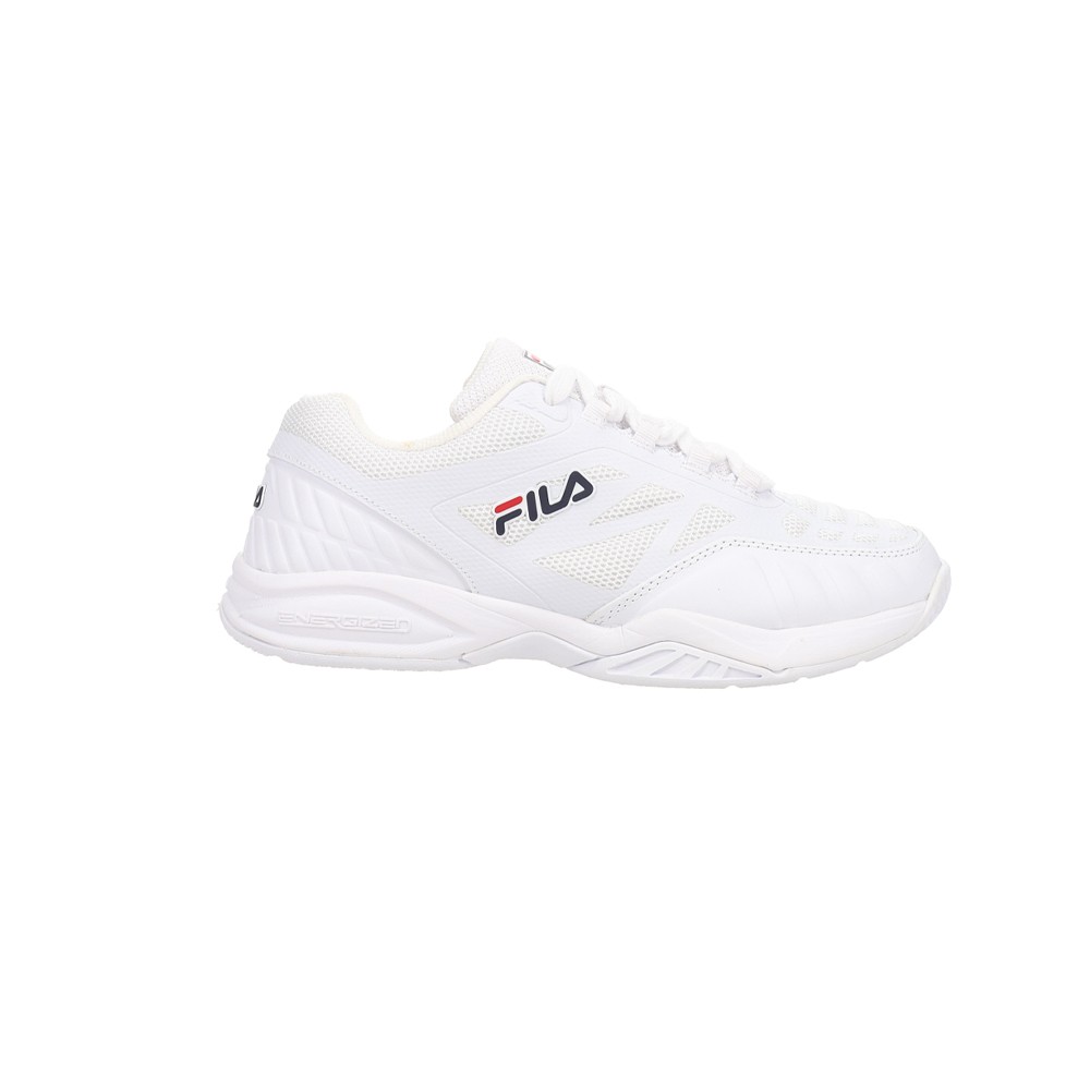Fila Axilus Lace Up Tennis  Youth Boys White Sneakers Athletic Shoes 3TM00597-10