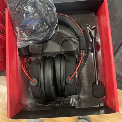 HyperX Cloud Alpha Gaming Wired Headset Microphone for PC PS4 Xbox One Black Red
