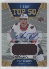 2019-20 Upper Deck Allure Top 50 Jersey 18/25 Vitalii Abramov Vitaly Auto 1q2