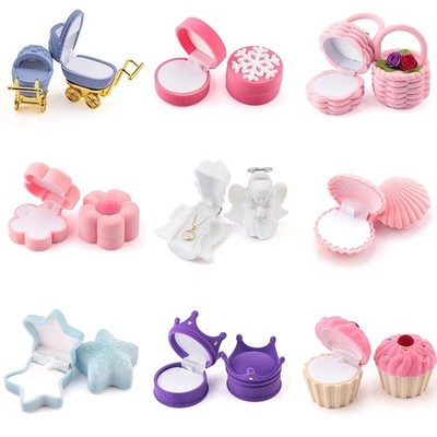 Velvet Jewelry Gift Box 1pc for Rings, Earrings, Necklaces & Bracelets Display