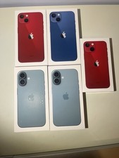 Lot of 5 Apple iPhone Empty Boxes iPhone 16 13 13 Mini Original Retail Boxes