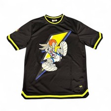 NWT Space Jam Warner Bros Bugs Bunny Dunking Basketball Jersey Sz XL Movie