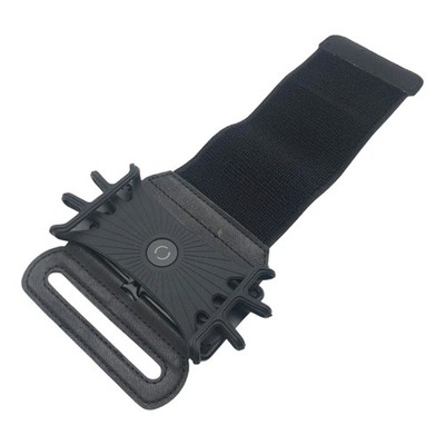 Lightweight Wristband Cellphone Holder with Quick Detach Mechanism 180 Rotating