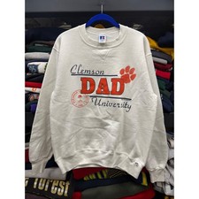 Size M - vintage 90s Clemson University "Dad" Russell athletics USA sweatshirt