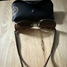 Ray-Ban Wayfarer Square Sunglasses Brown Tinted Lenses Plastic Frame w/ Case