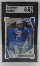 2021 Absolute Penei Sewell Spectrum Rookie Autograph Auto RC #/199 #193 SGC 8.5