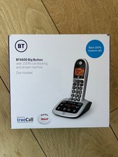 BT4600 Single Big Button Digital Cordless Phone With Answer Machine - used