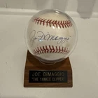 Joe DiMaggio Autographed Baseball