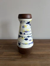 Vintage David Collier 9" Kaleidoscope Handmade Wood Ceramic Brass Signed Dated